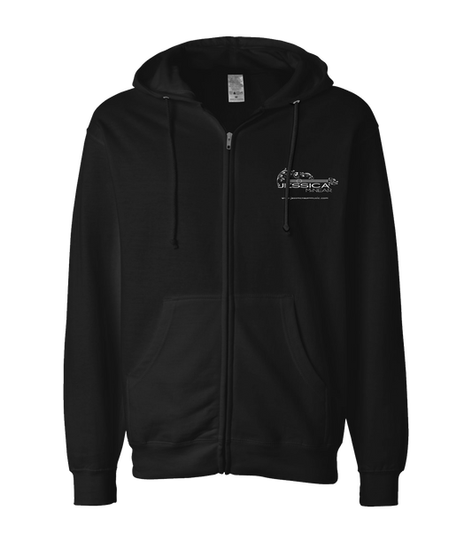 V-JMCNTOP - GUITAR - Black Zip Up Hoodie