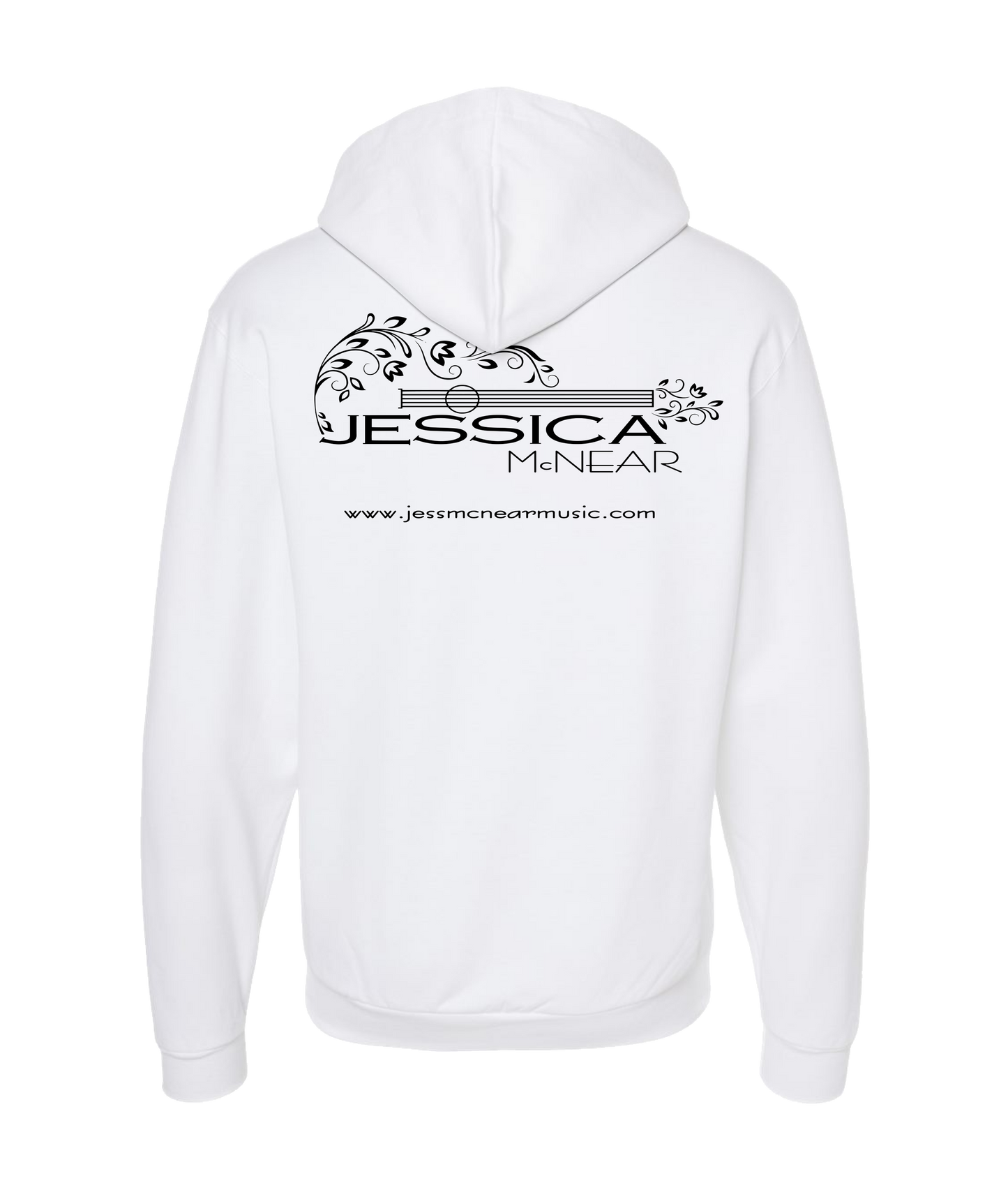 V-JMCNTOP - GUITAR - White Zip Up Hoodie