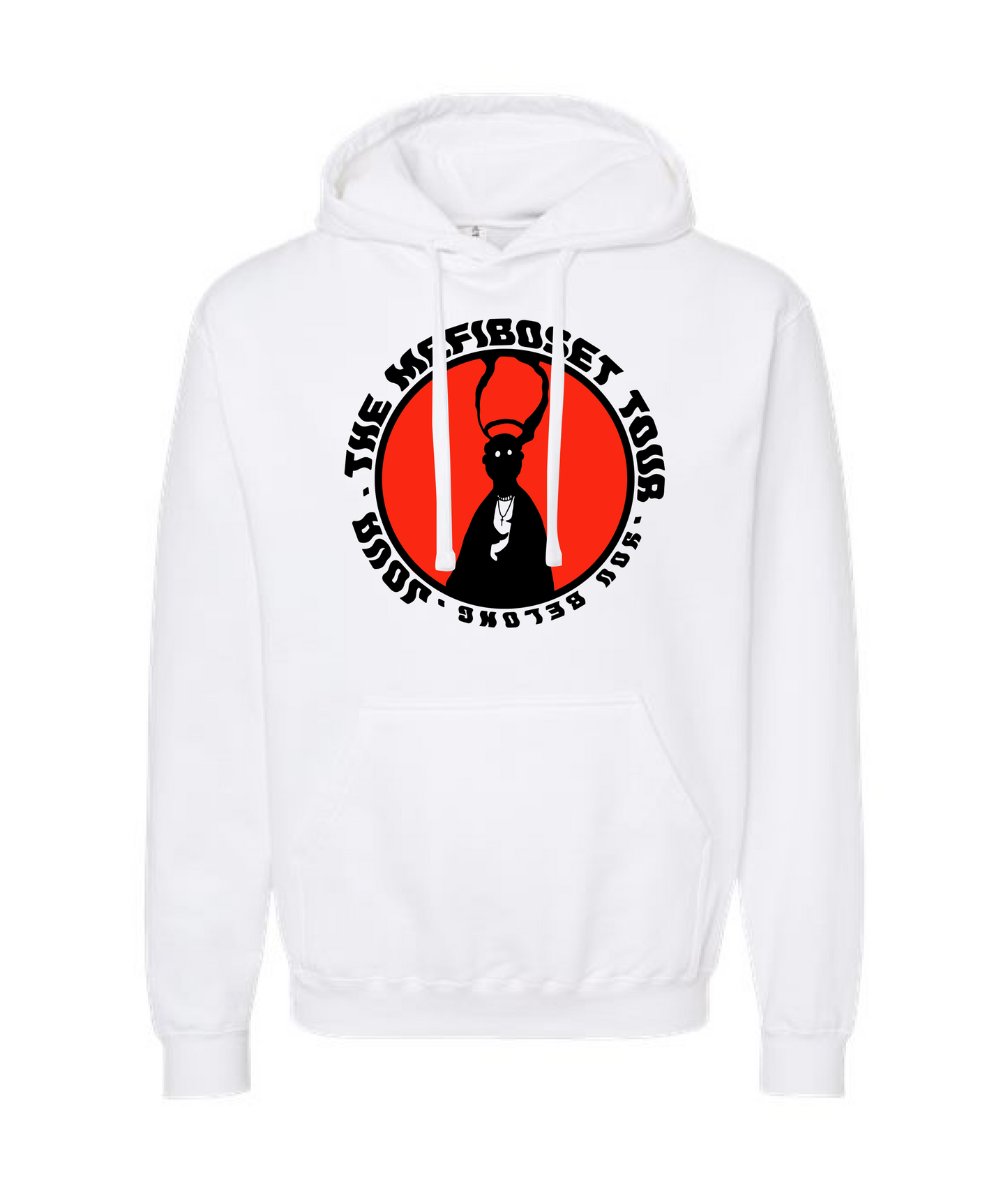 JOVA MUSIC MERCH - GRASA? - White Hoodie