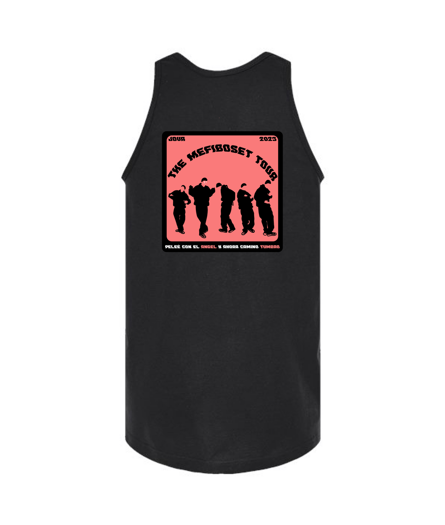 JOVA MUSIC MERCH - THE MEFIBOSET TOUR - Black Tank Top