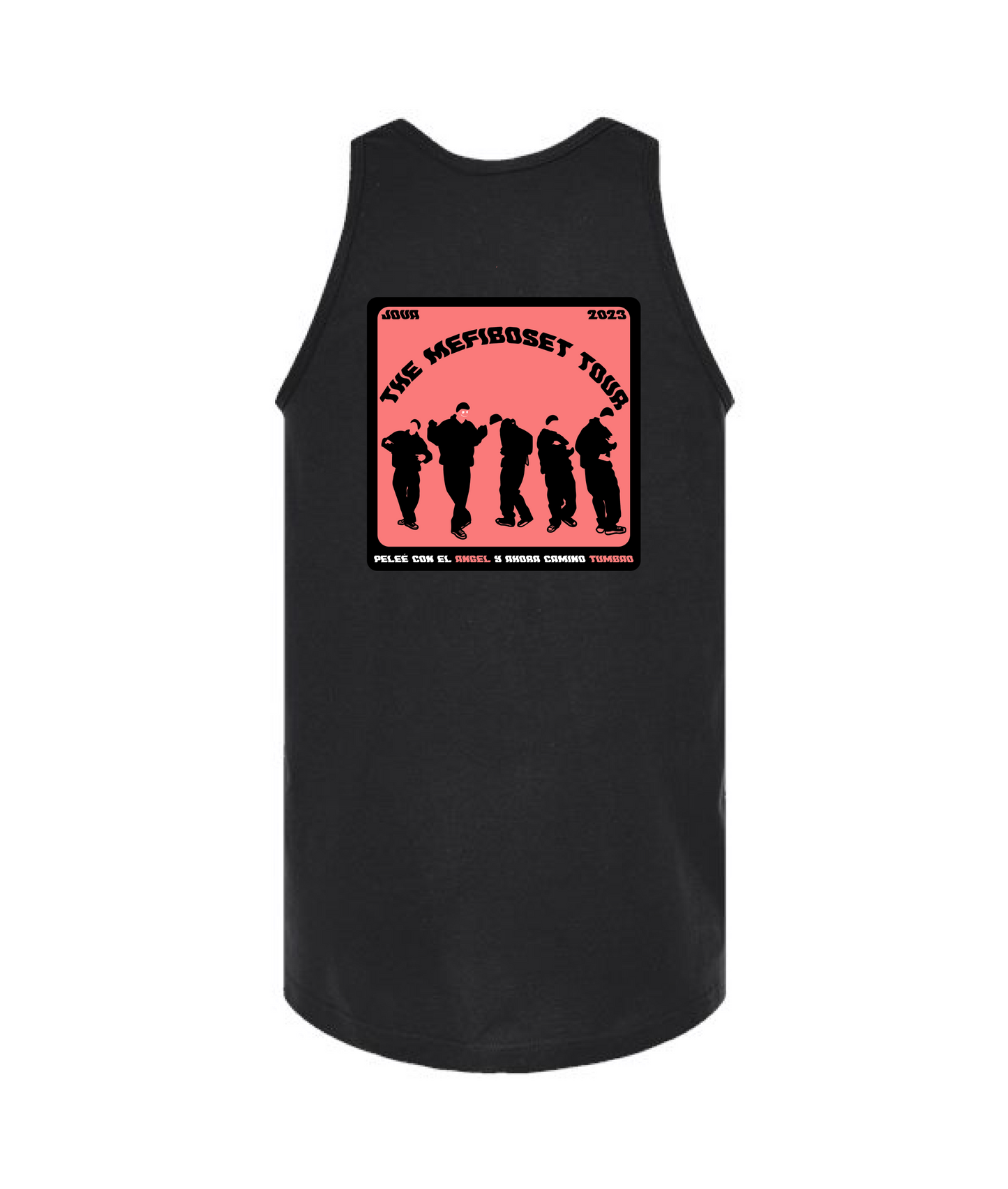 V-JMMTOP - THE MEFIBOSET TOUR - Black Tank Top