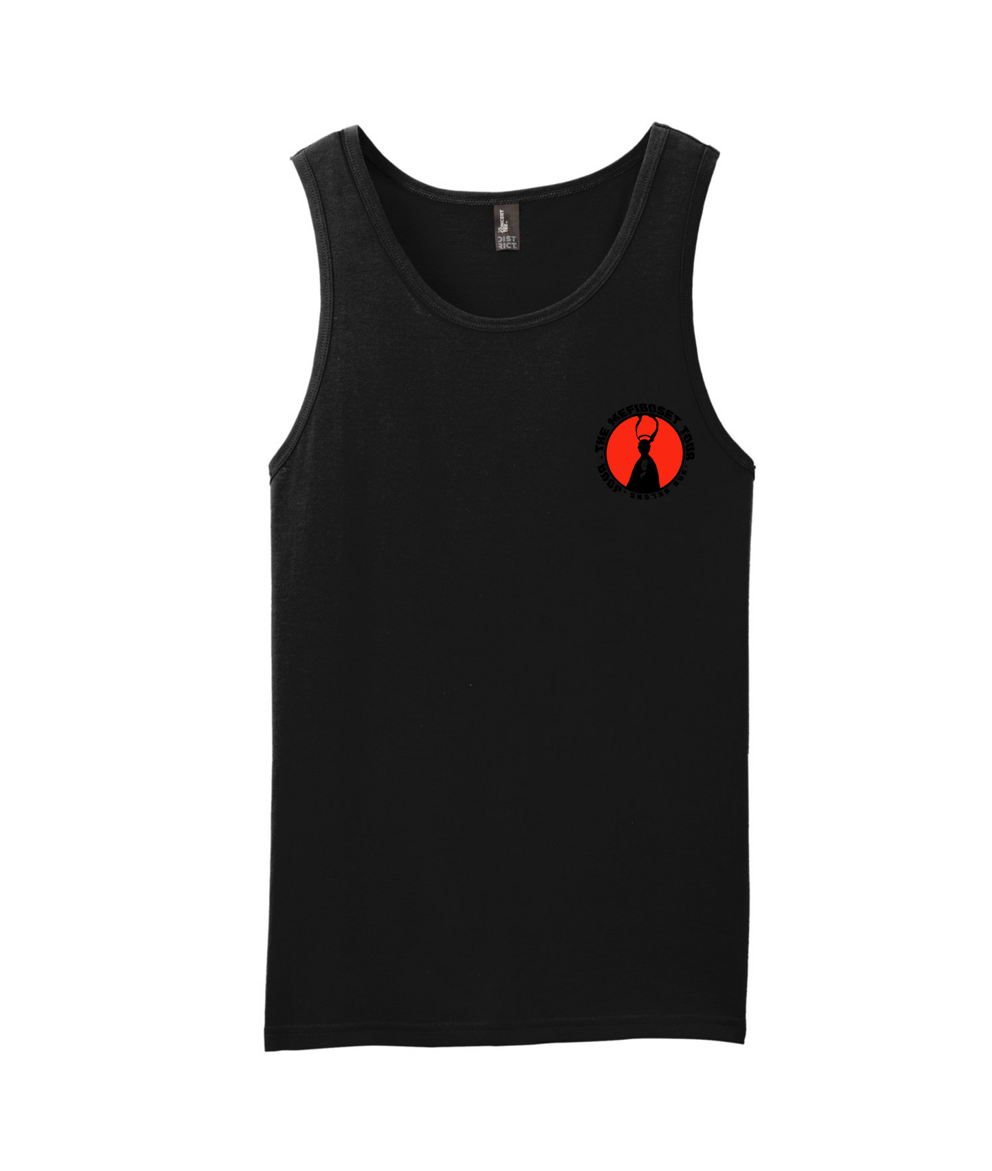 V-JMMTOP - THE MEFIBOSET TOUR - Black Tank Top