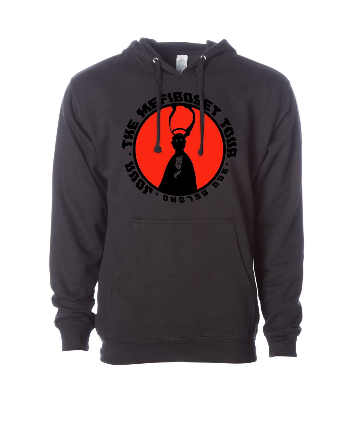 JOVA MUSIC MERCH - THE MEFIBOSET TOUR - Black Hoodie