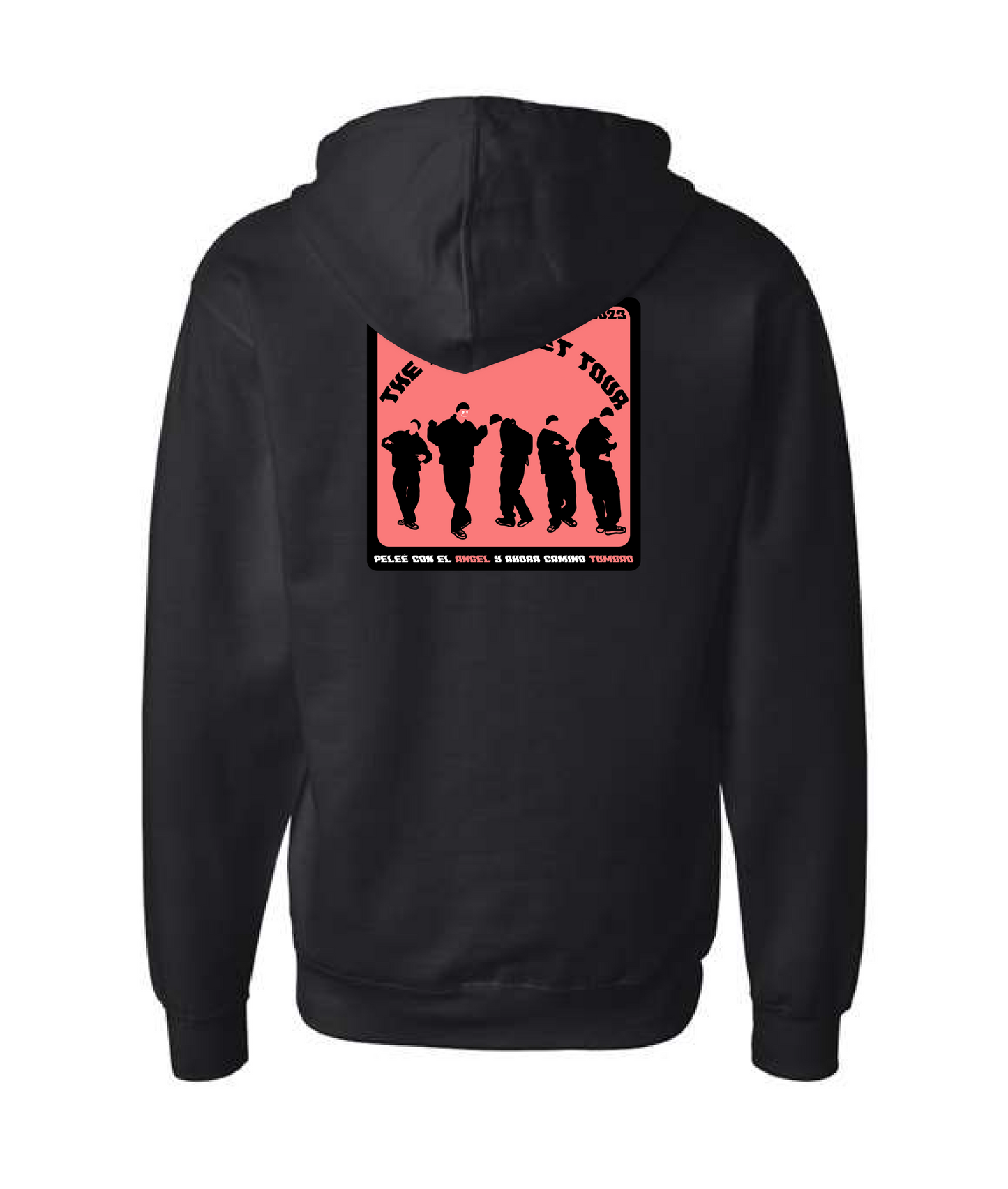 JOVA MUSIC MERCH - THE MEFIBOSET TOUR - Black Zip Up Hoodie