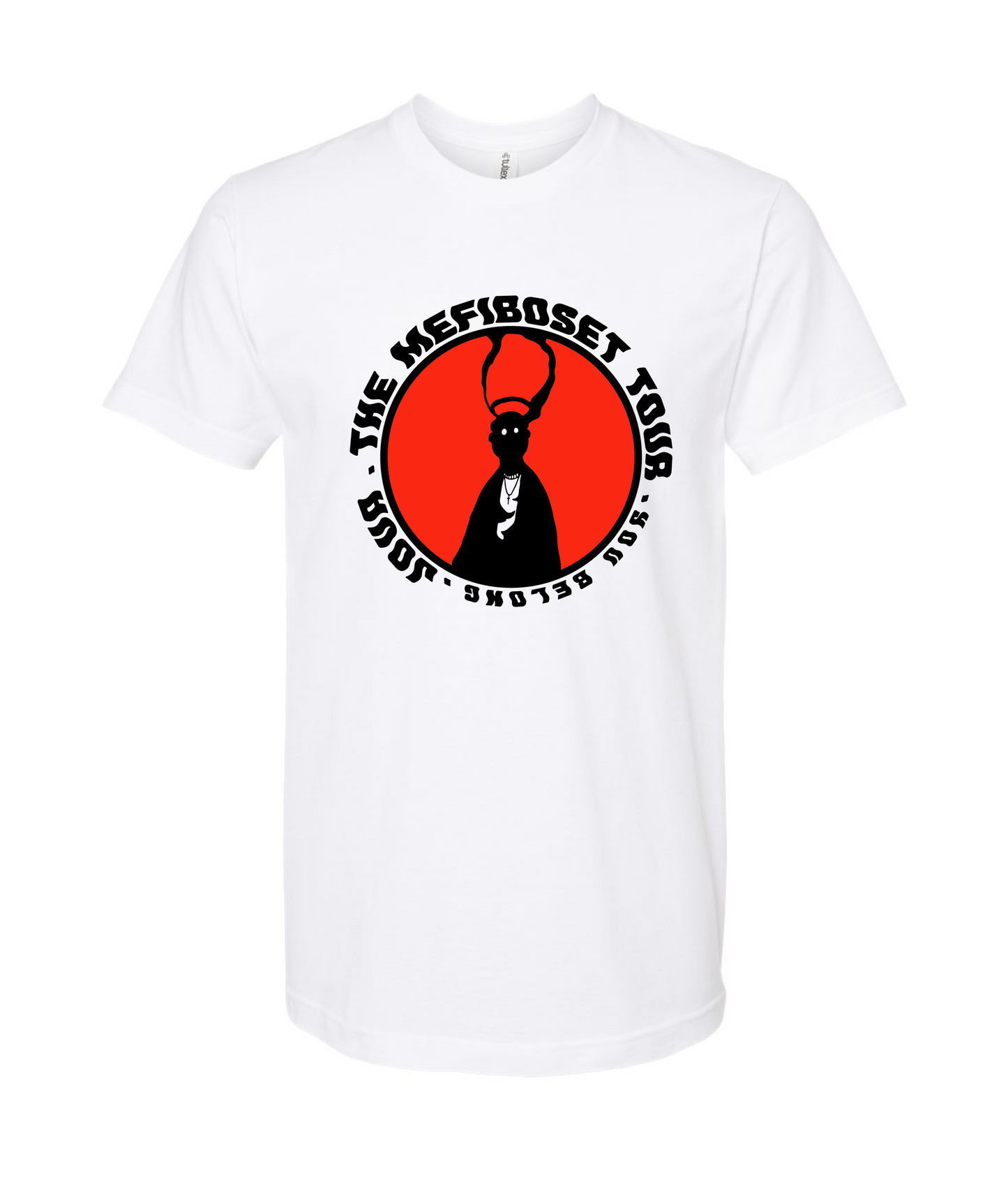 JOVA MUSIC MERCH - THE MEFIBOSET TOUR - White T Shirt