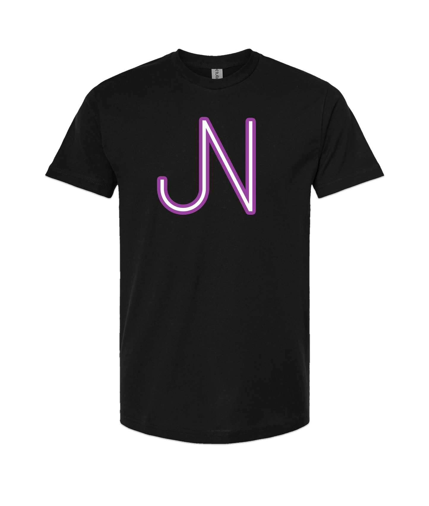 James Neary Music - JN (purple) - Black T-Shirt