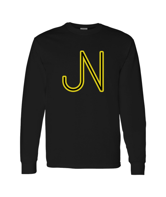 James Neary Music - JN (Yellow) - Black Long Sleeve T