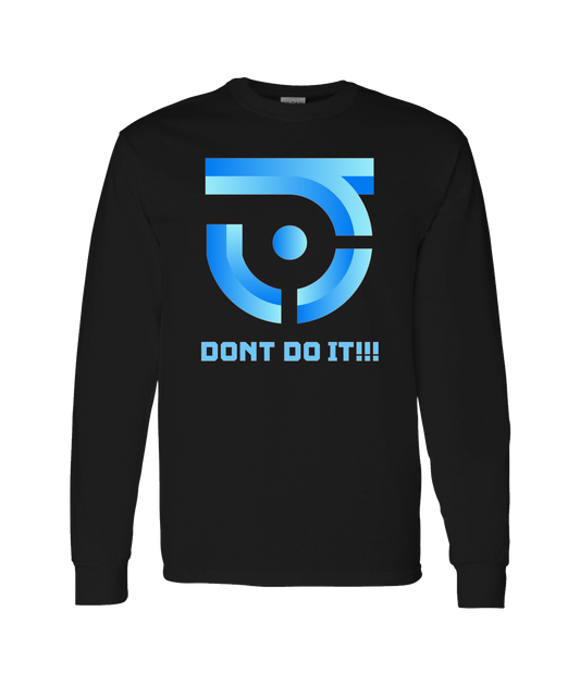V-JSDDTOP - DON'T DO IT - Black Long Sleeve T