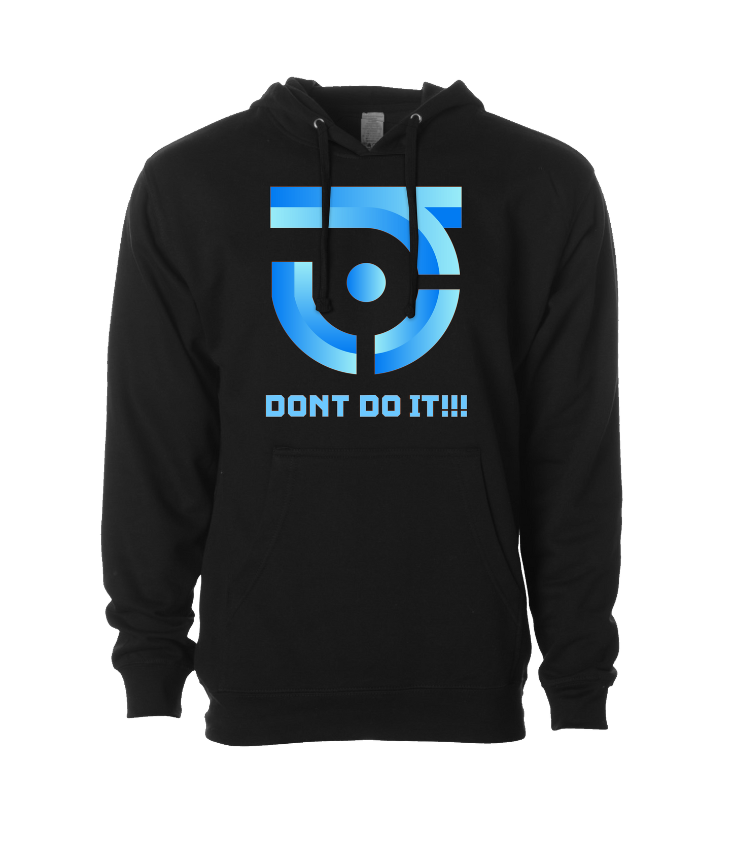 V-JSDDTOP - DON'T DO IT - Black Hoodie
