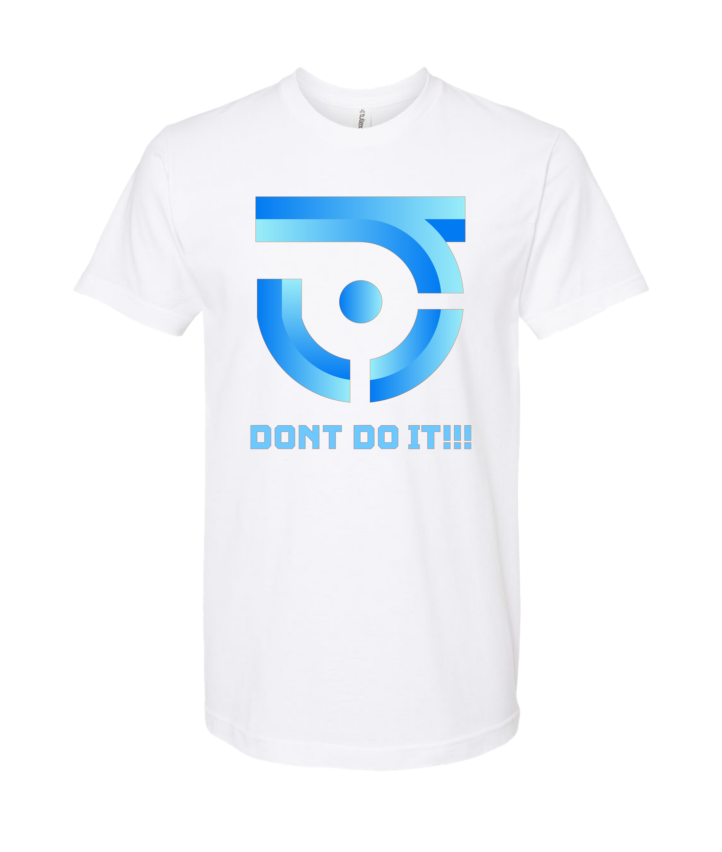V-JSDDTOP - DON'T DO IT - White T Shirt