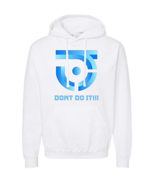 V-JSDDTOP - DON'T DO IT - White Hoodie