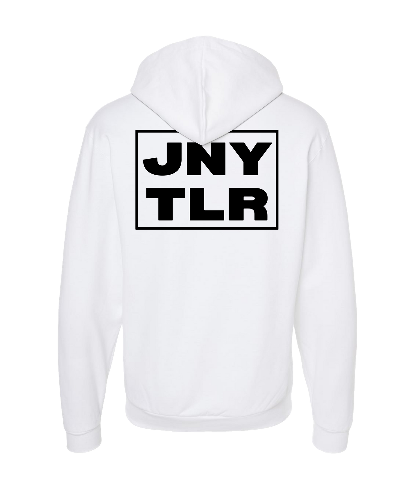 Johnny Taylor Merch Store - Tees and Things - White Zip Up Hoodie