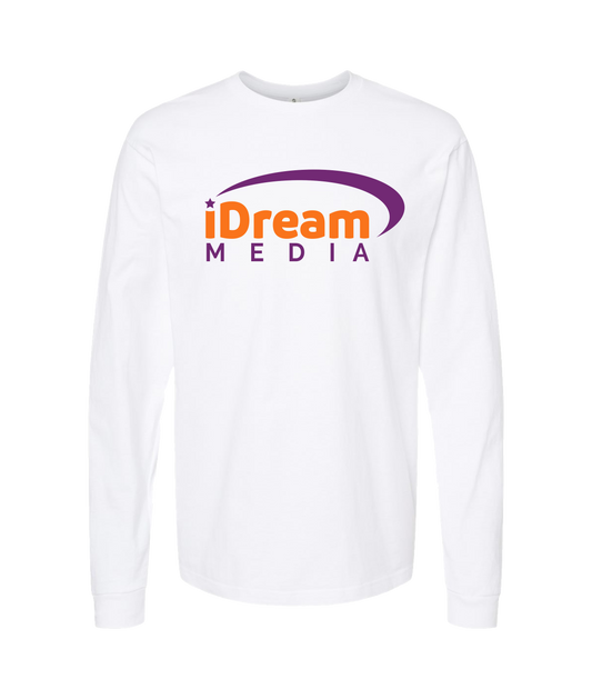 Je Vaughn Show - iDream Media Logo - White Long Sleeve T