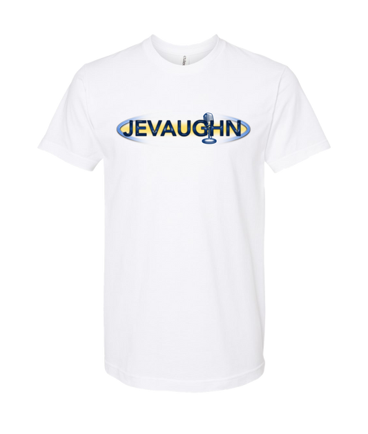 Je Vaughn Show - JEVAUGHN Mic Logo - White T Shirt
