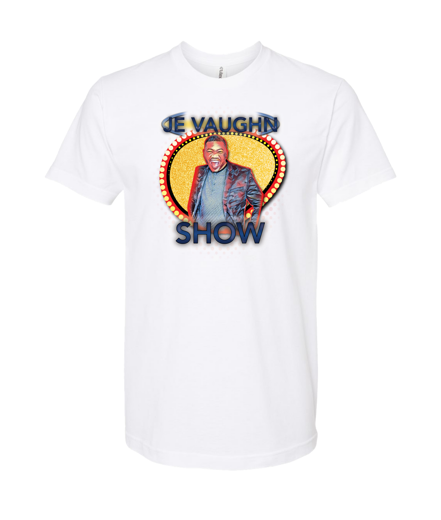 Je Vaughn Show - Smile - White T-Shirt