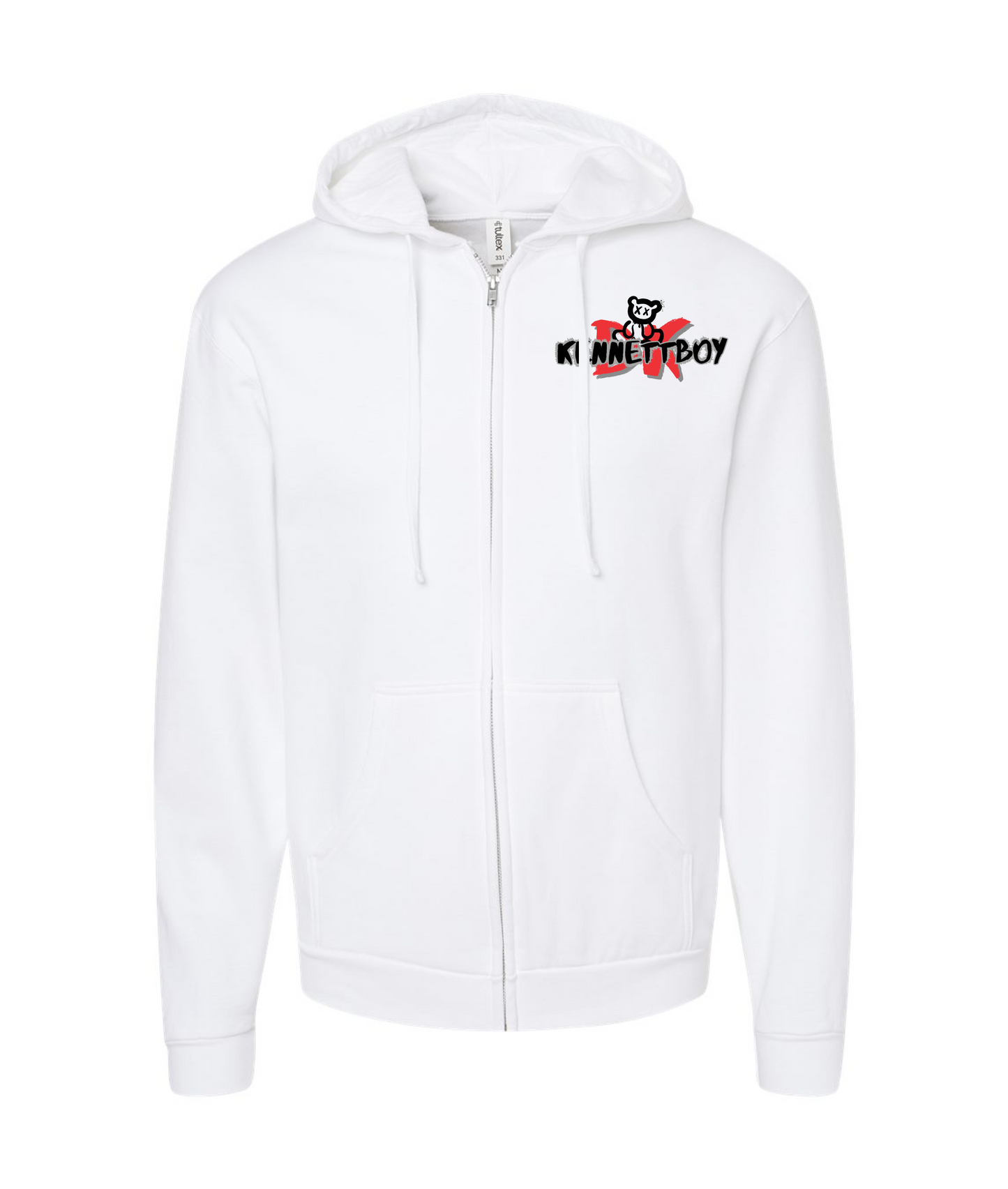 Kennettboy DK - Kennettboy DK - White Zip Up Hoodie