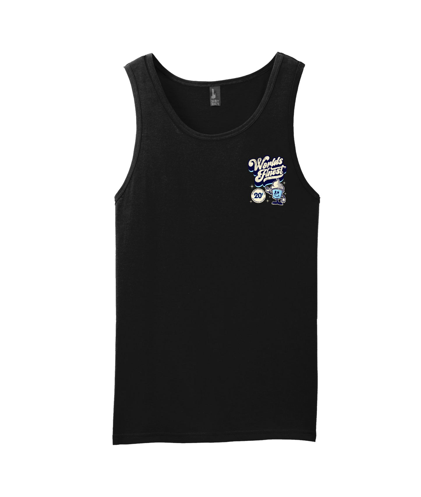 V-KHTTOP - Worlds Finest - Black Tank Top