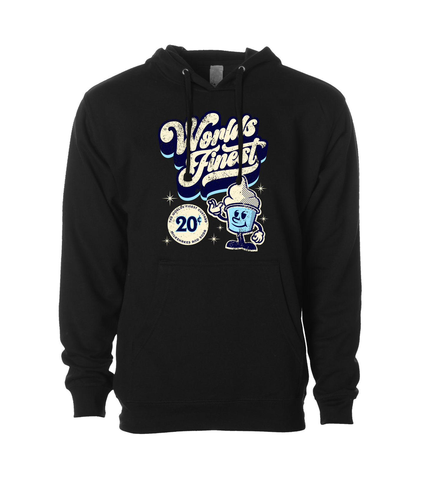 V-KHTTOP - Worlds Finest - Black Hoodie
