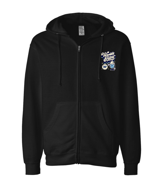 V-KHTTOP - Worlds Finest - Black Zip Up Hoodie