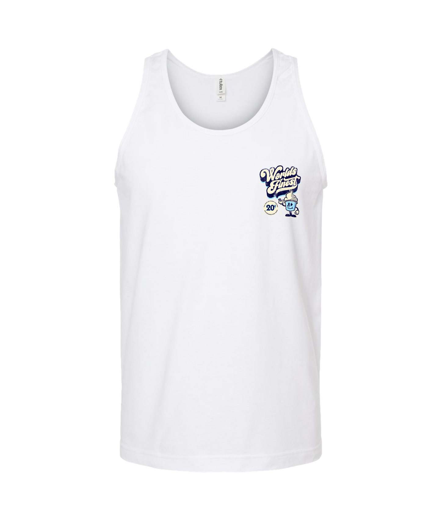 khaotic Threads - Worlds Finest - White Tank Top