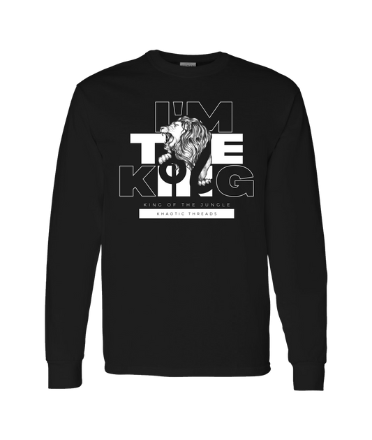 V-KHTTOP - I'm The King - Black Long Sleeve T