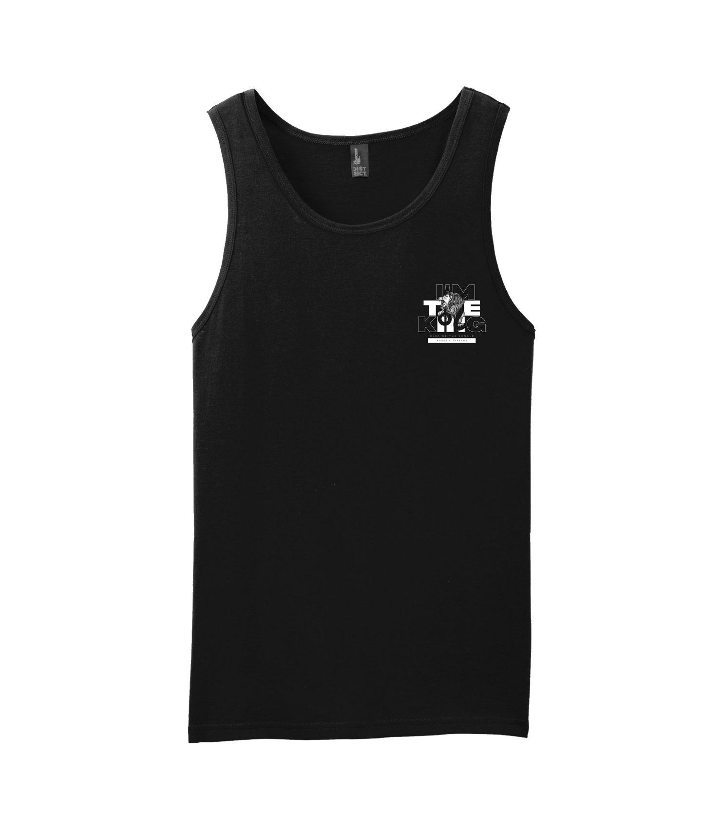 khaotic Threads - I'm The King - Black Tank Top