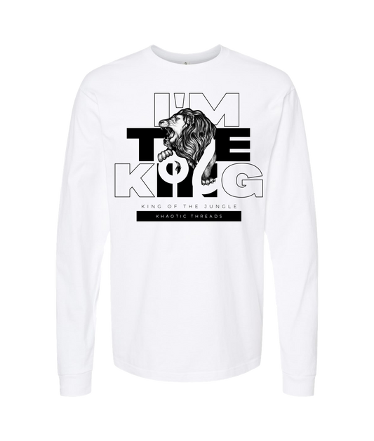 V-KHTTOP - I'm The King - White Long Sleeve T