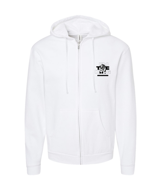 V-KHTTOP - I'm The King - White Zip Up Hoodie