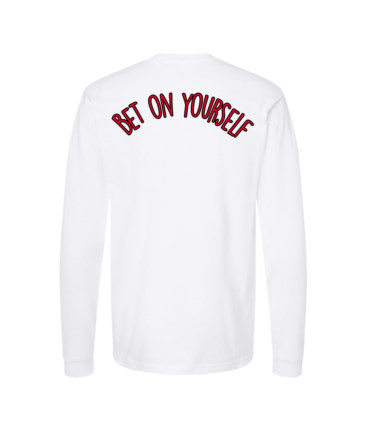 King Julgah - B()Y Dice RED (2 sided)  - White Long Sleeve T
