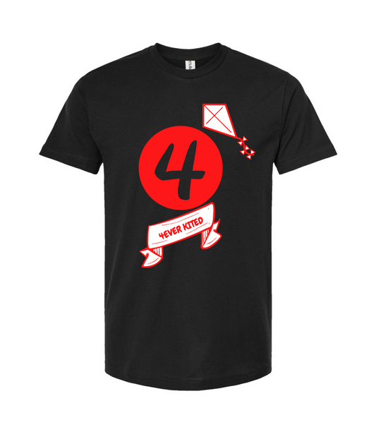 V-KLYFTOP - 4EVERKITED - Black T Shirt