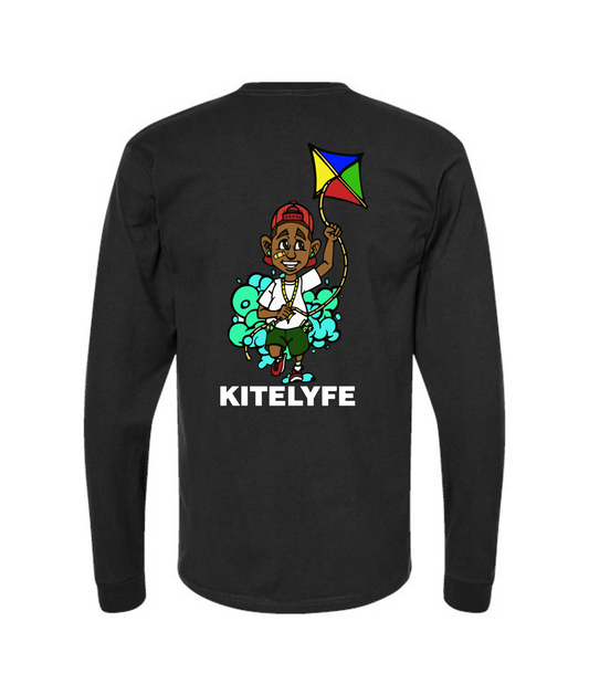 V-KLYFTOP - 4EVERKITED - Black Long Sleeve T