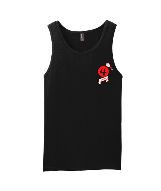 V-KLYFTOP - 4EVERKITED - Black Tank Top