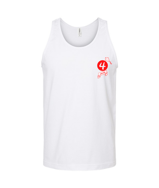 V-KLYFTOP - 4EVERKITED - White Tank Top