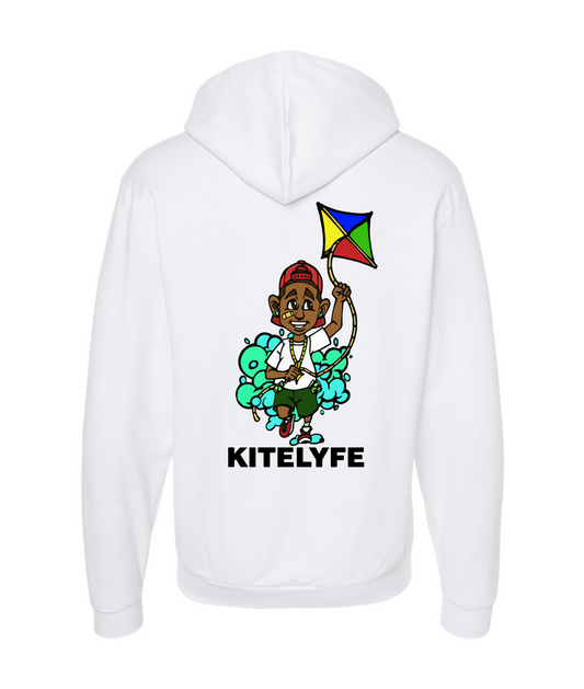 V-KLYFTOP - 4EVERKITED - White Zip Up Hoodie