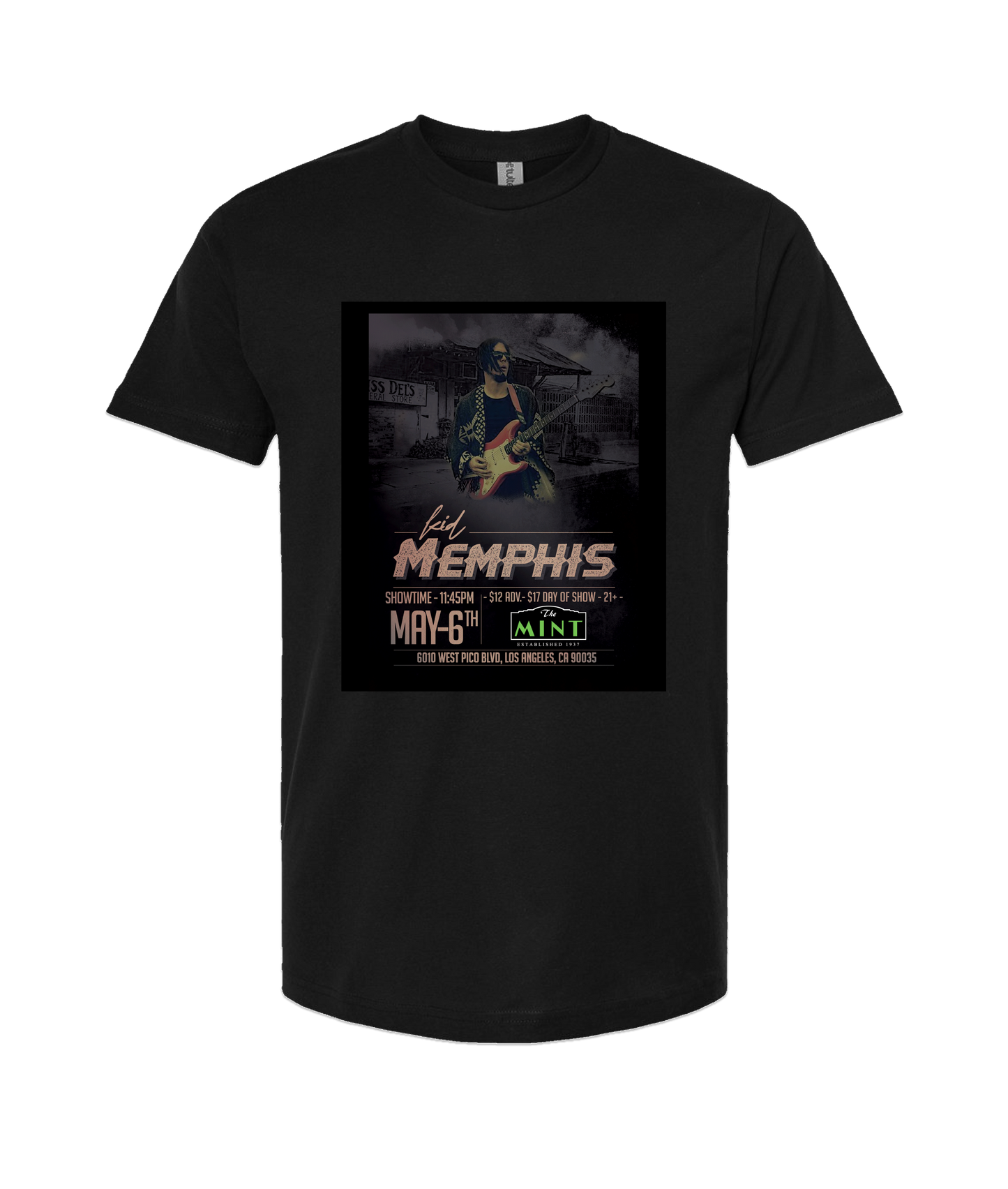 Kid Memphis - DESIGN 1 - Black T-Shirt