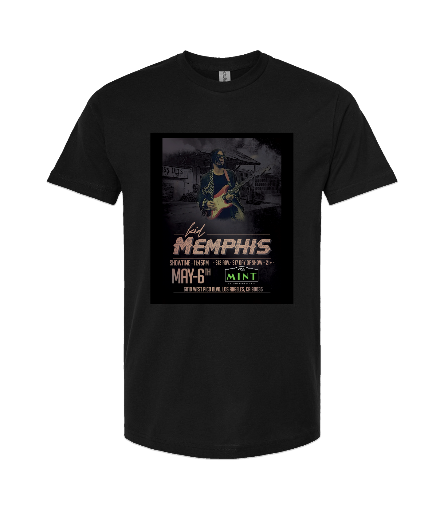 V-KMTOP - DESIGN 1 - Black T-Shirt