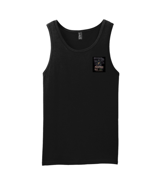 V-KMTOP - DESIGN 1 - Black Tank Top