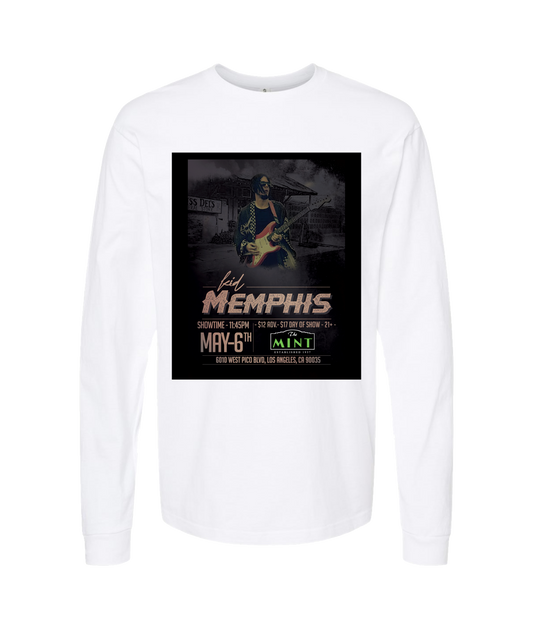 Kid Memphis - DESIGN 1 - White Long Sleeve T
