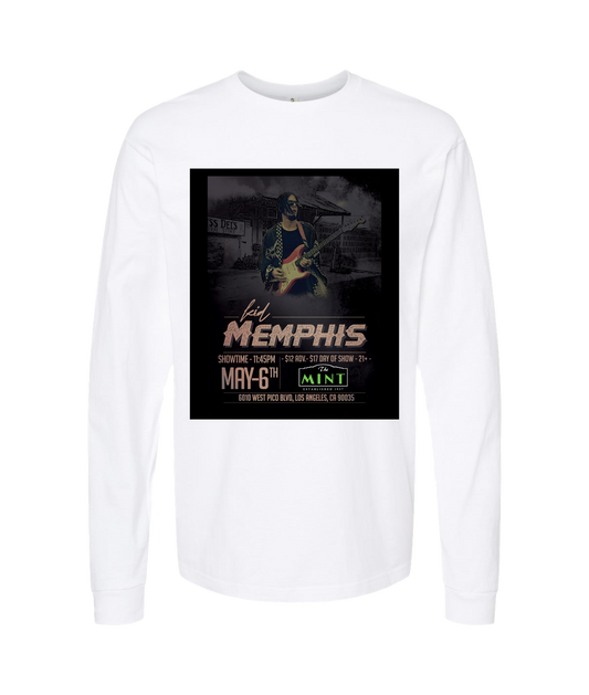 V-KMTOP - DESIGN 1 - White Long Sleeve T