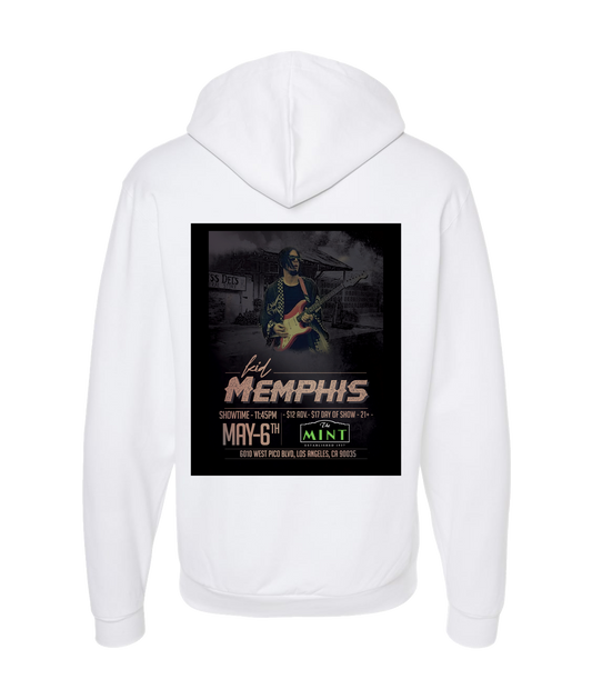 V-KMTOP - DESIGN 1 - White Zip Up Hoodie