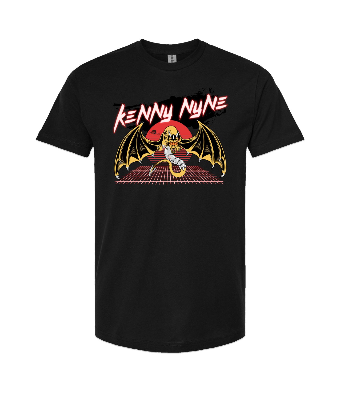 Kenny Nyne - Cyberdragon - Black T Shirt