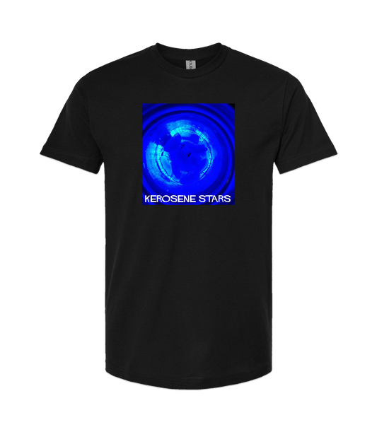 Kerosene Stars - Blue - Black T Shirt