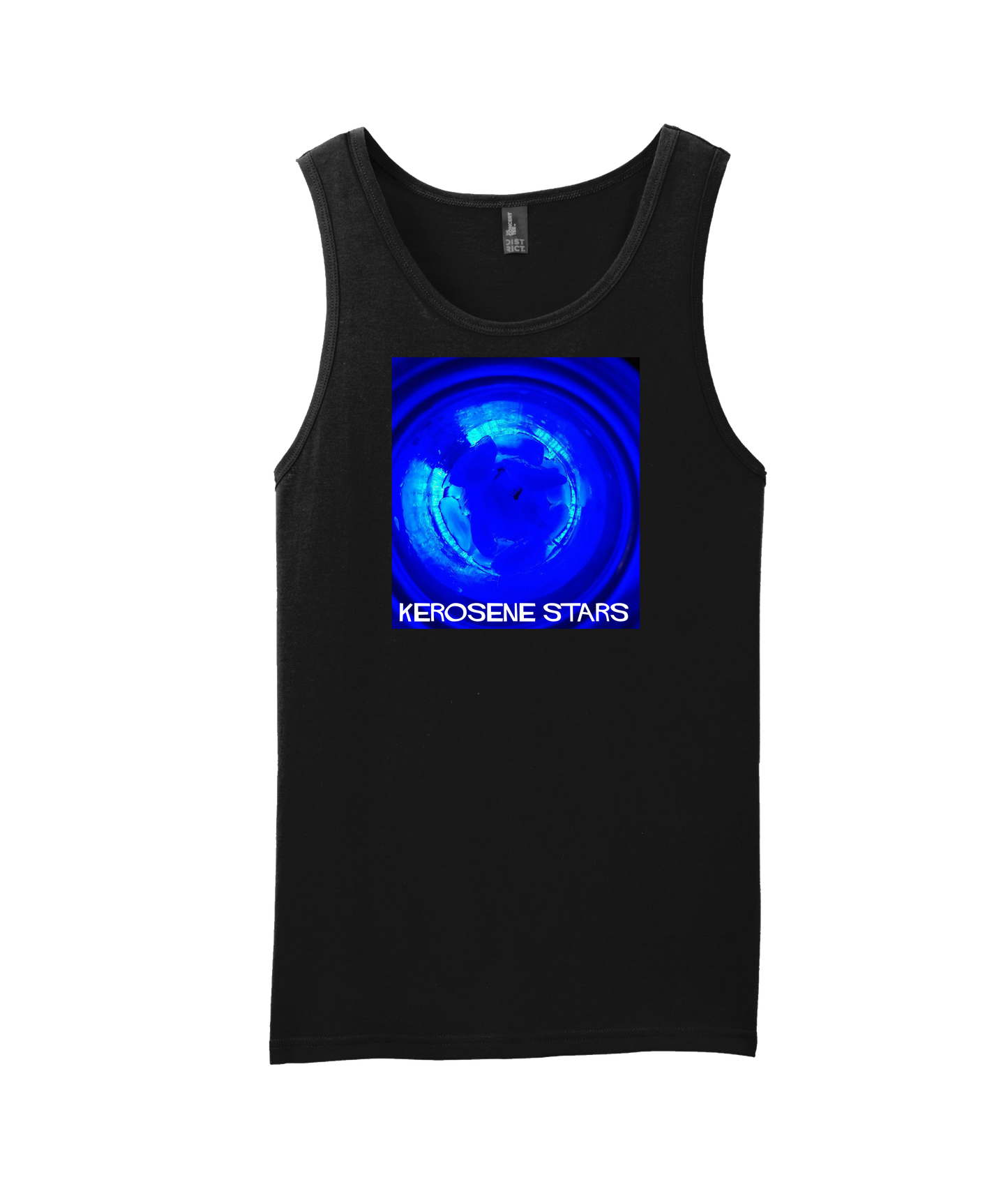 Kerosene Stars - Blue - Black Tank Top