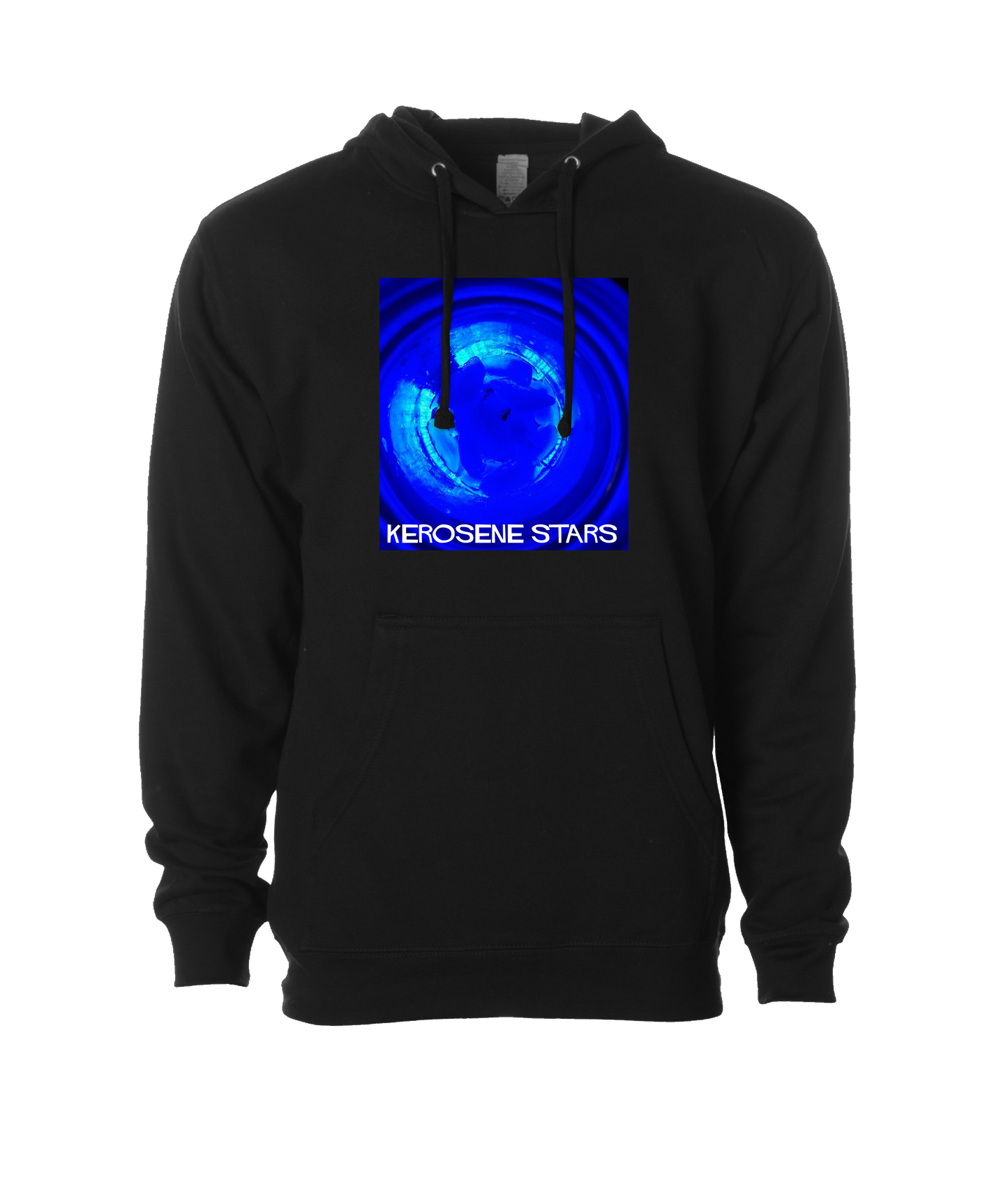 Kerosene Stars - Blue - Black Hoodie