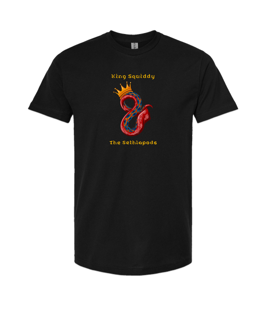 King Squiddy and the Sethlapods - Tentacle Crown - Black T Shirt