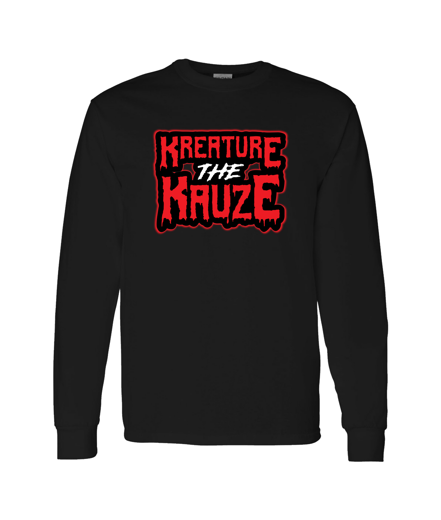 KREATURE AKA KREATURE THE KAUZE - Logo - Black Long Sleeve T