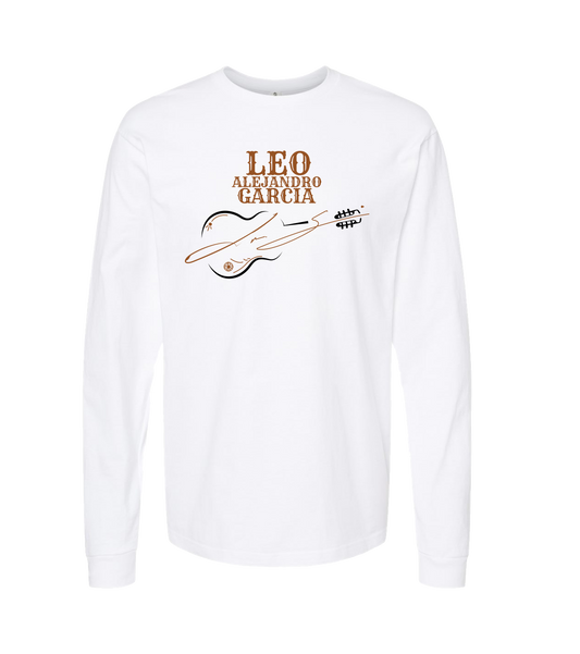 Leo Alejandro Garcia - LAG Guitar Logo - White Long Sleeve T