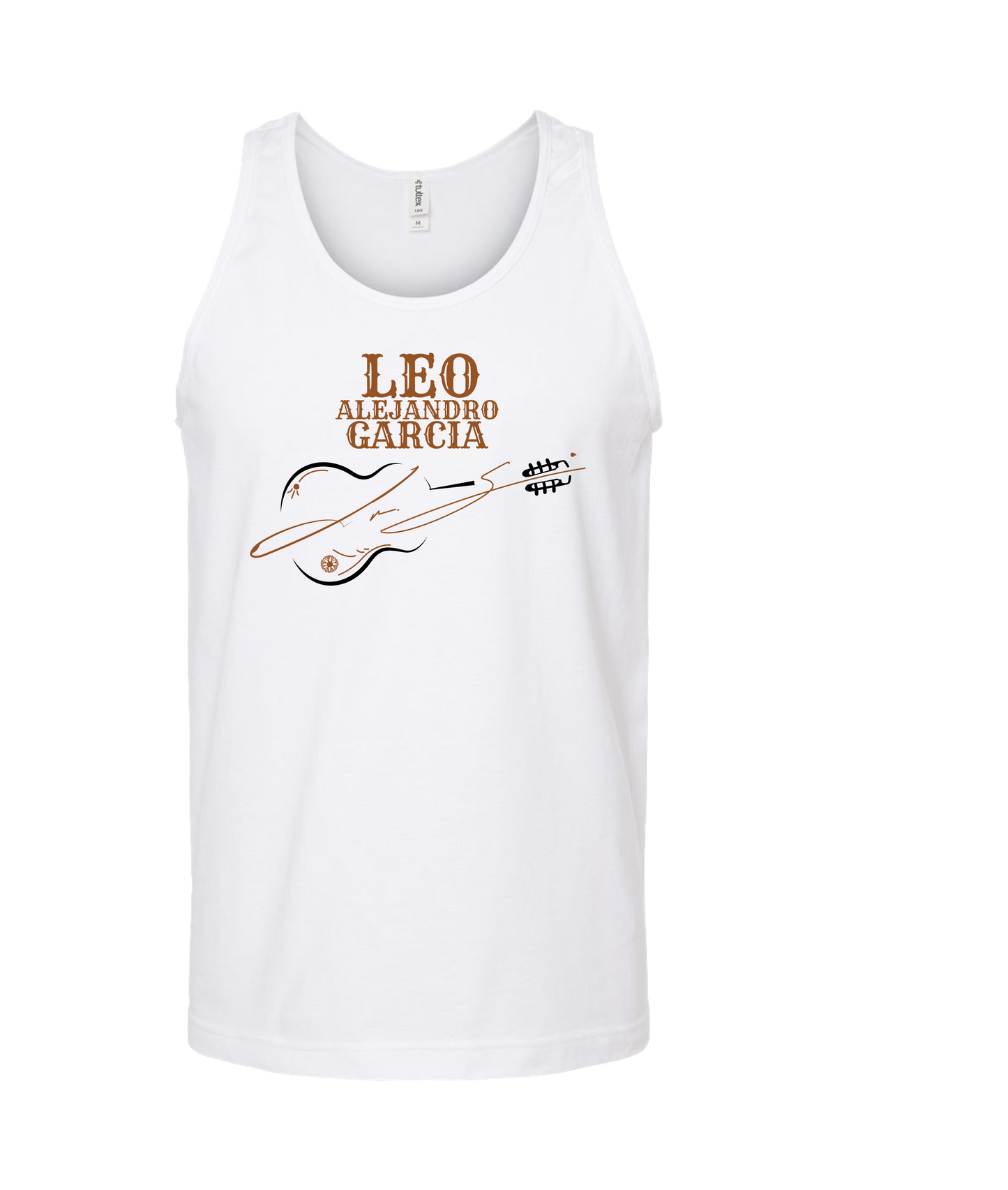 Leo Alejandro Garcia - LAG Guitar Logo - White Tank Top