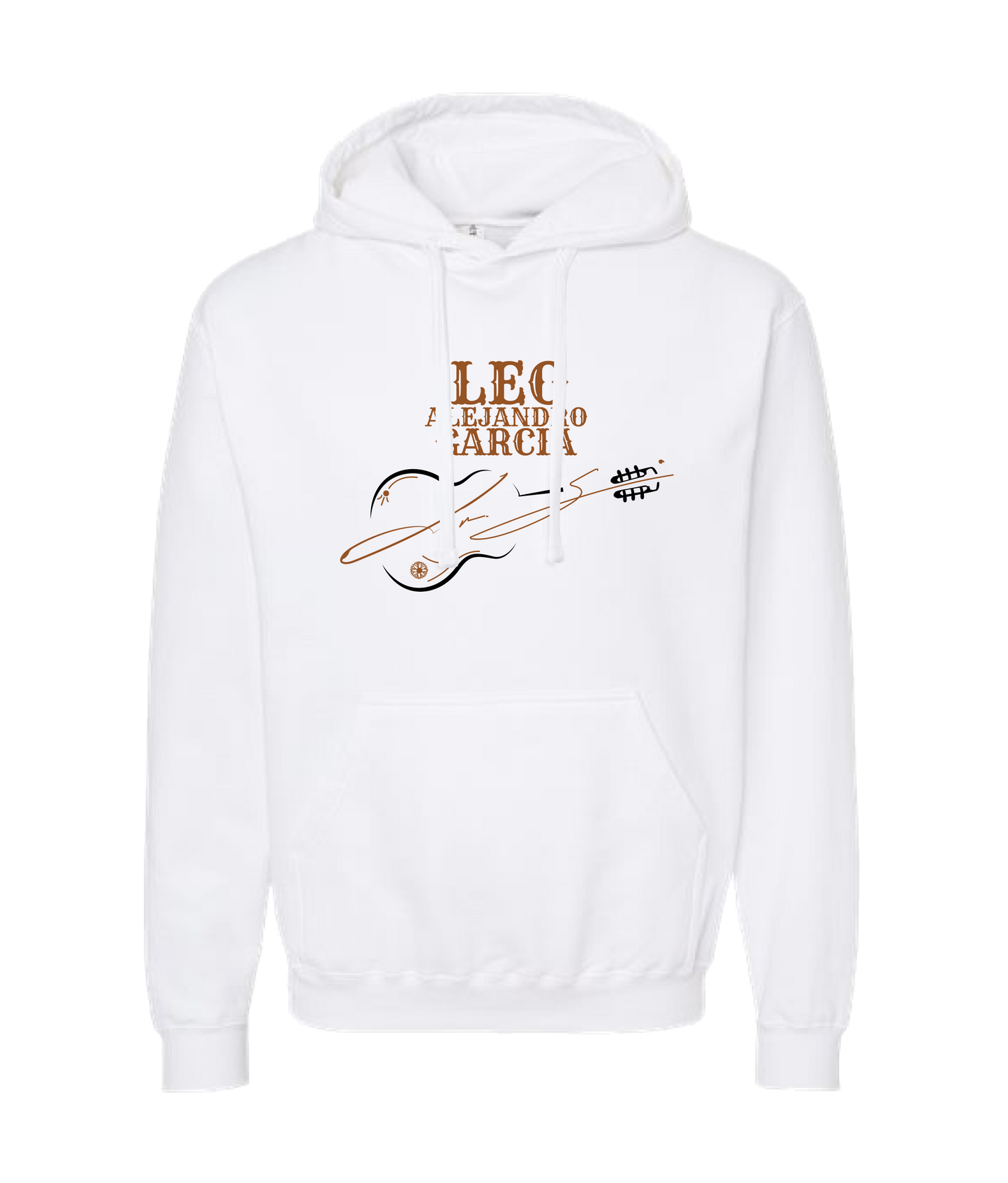 Leo Alejandro Garcia - LAG Guitar Logo - White Hoodie