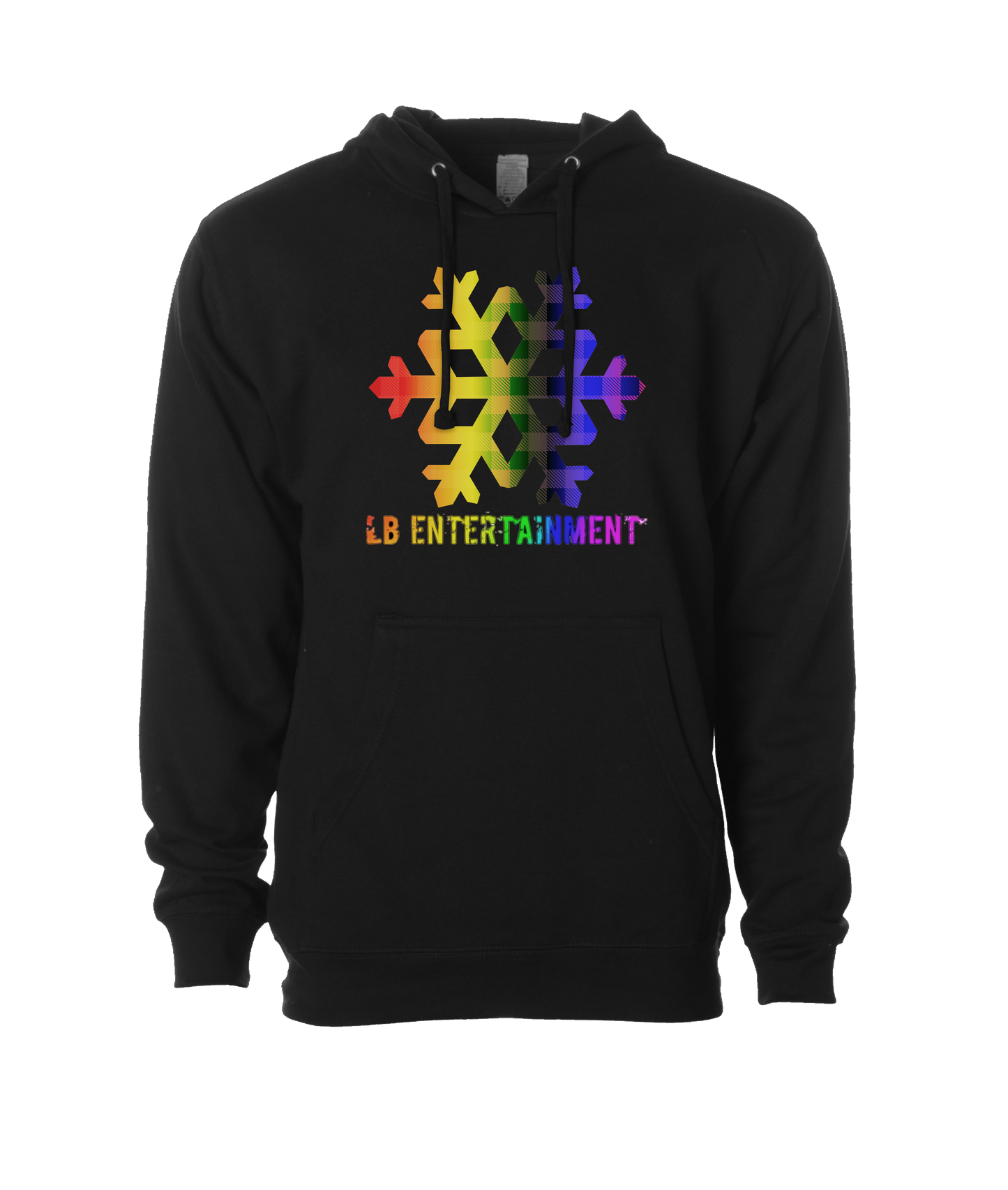 LB Entertainment - Snow Flake - Black Hoodie